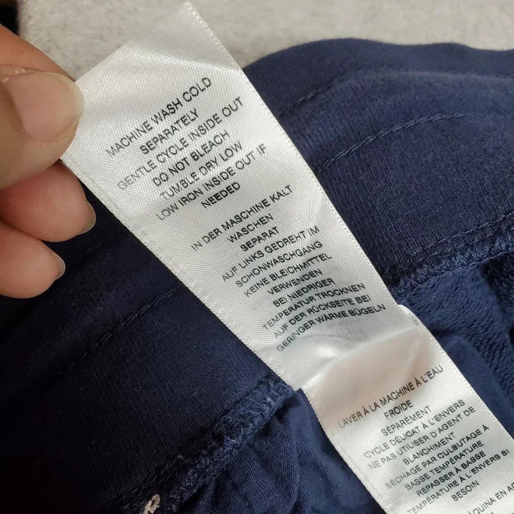 True Religion Men Pants L/G Blue Sweatpants Jogger Logo Sweatpant 28